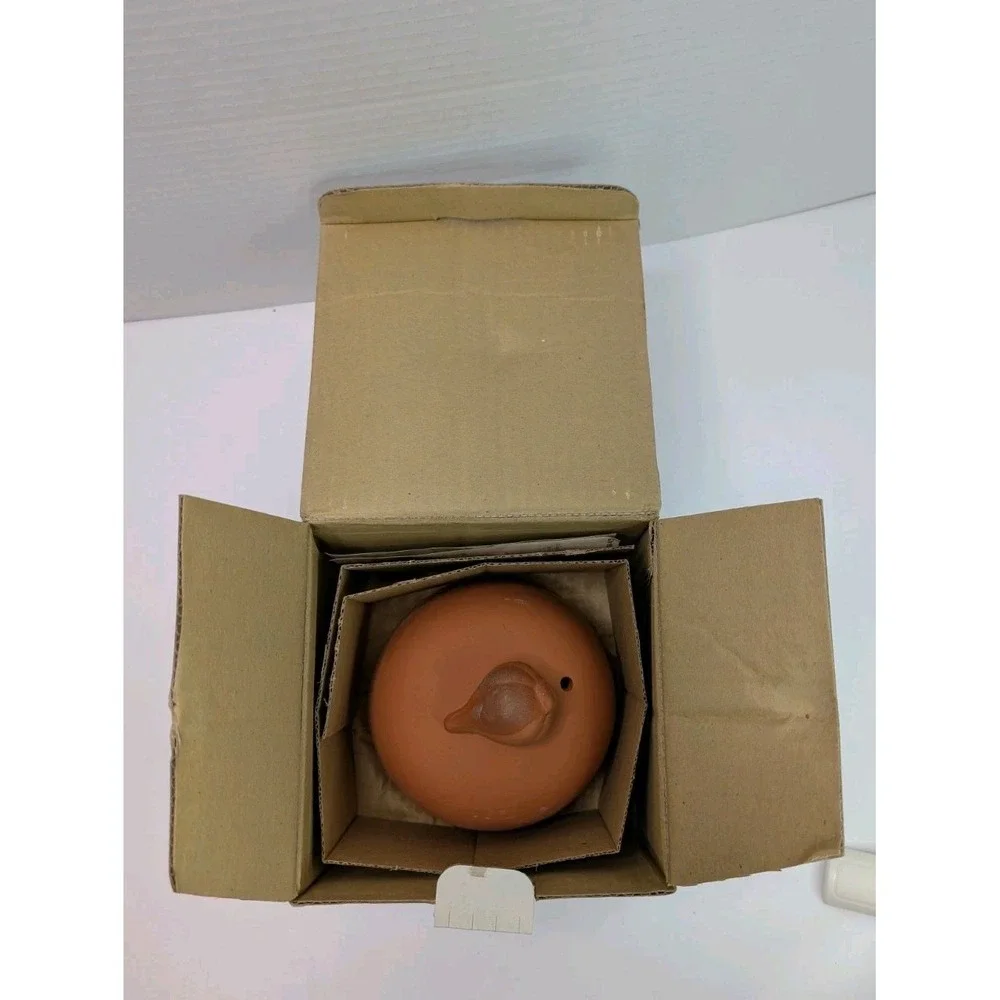 Progressive Terra Cotta Garlic Roaster XL Clay Dome Lid Vented GGR-425 NIB